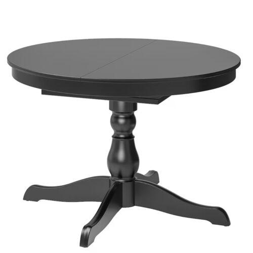 Extendable table, black