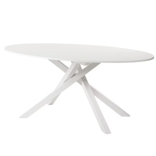Table, white/stone effect white