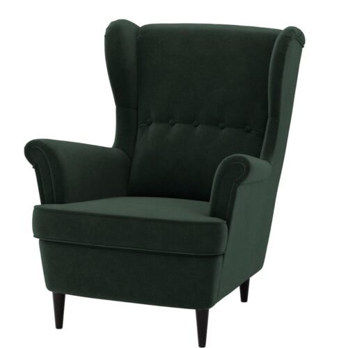 Wing chair, Djuparp dark green