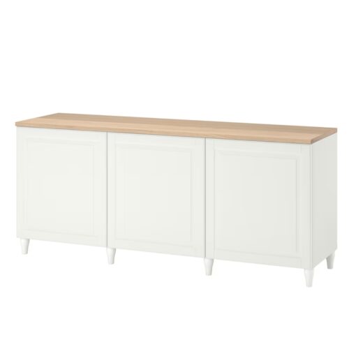 Storage combination with doors, white/Smeviken/Kabbarp white