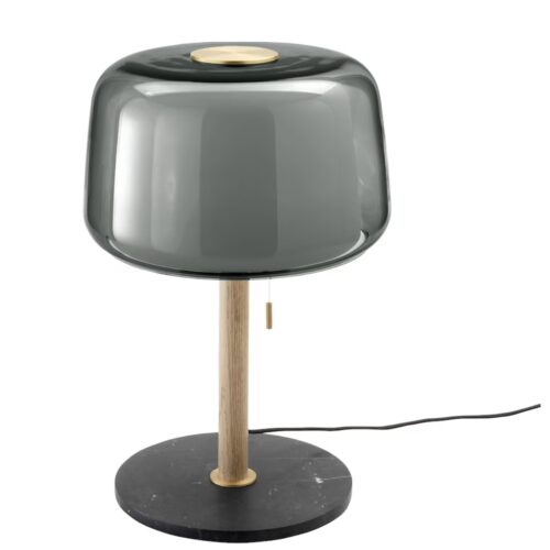 Table lamp, marble/grey