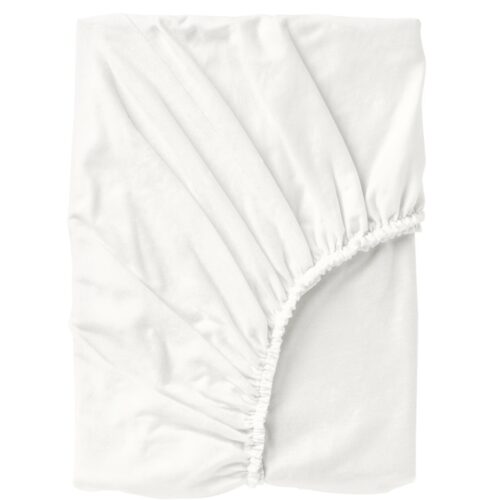 Fitted sheet, white