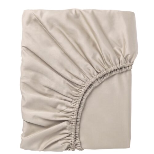 Fitted sheet, light beige