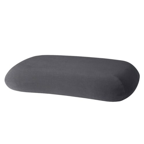 Pillowcase for ergonomic pillow, grey