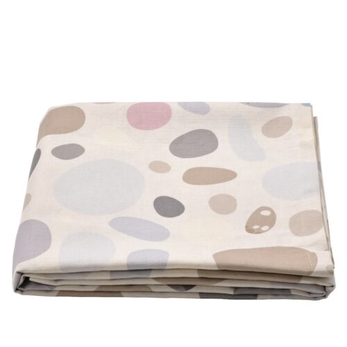 Tablecloth, patterned stones/multicolour