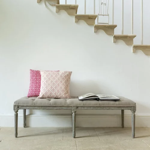 Georgia Taupe Ottoman