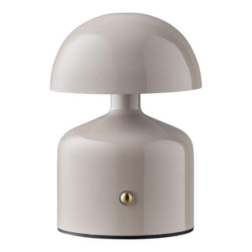 House Nordic Una - Table lamp, metal/plastic, rechargeable, grey - Desk & table lamps